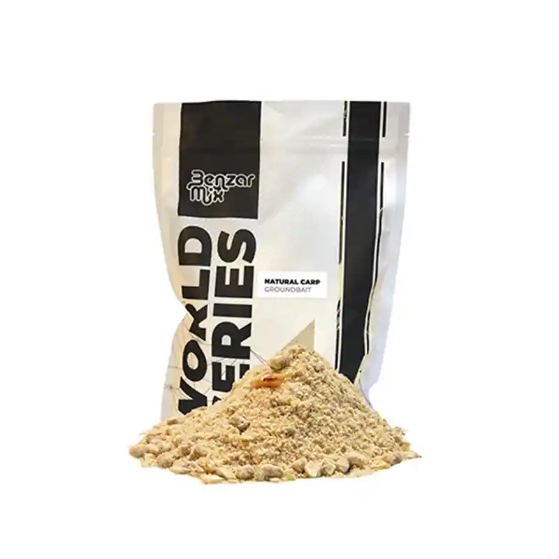 BENZAR MIX WORLD SERIES ETETŐANYAG 800G NATURAL CARP Betrouwbaar