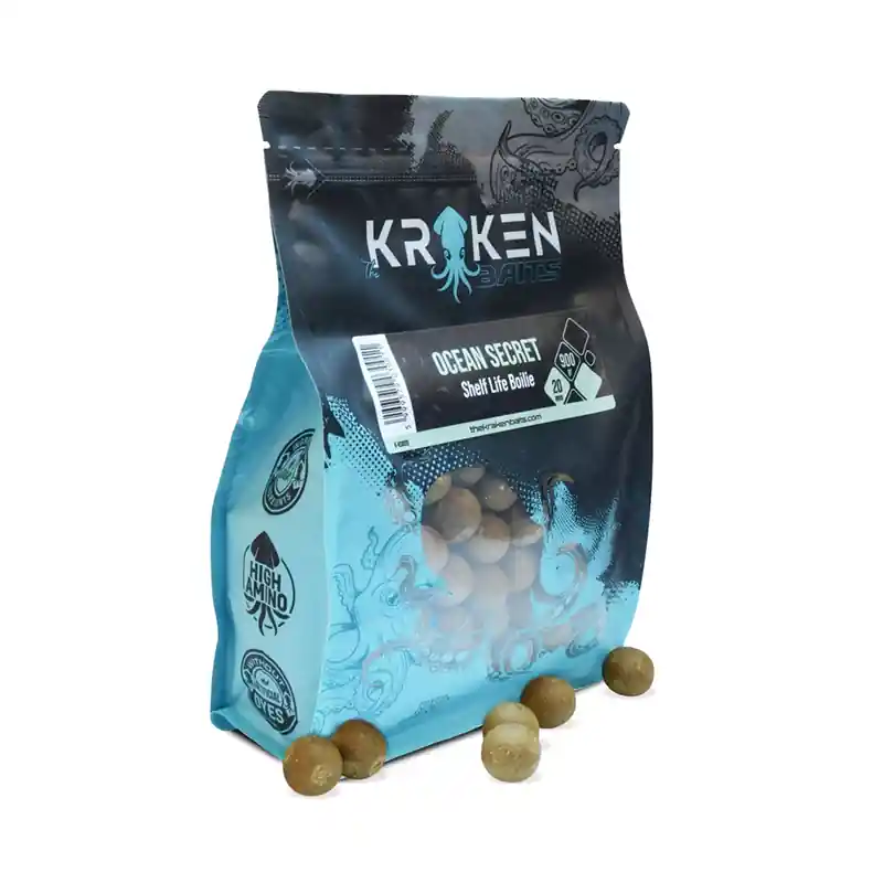 KRAKEN OCEAN SECRET SHELF LIFE BOILIE 20MM 900GR Veilige Betaling