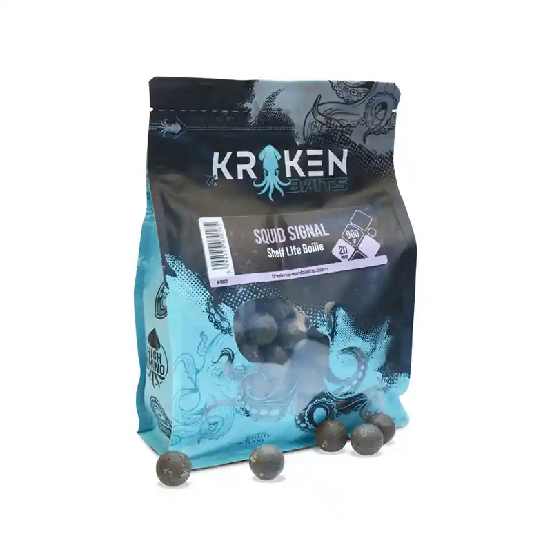 Gratis Retour KRAKEN SQUID SIGNAL SHELF LIFE BOILIE 24MM 900GR