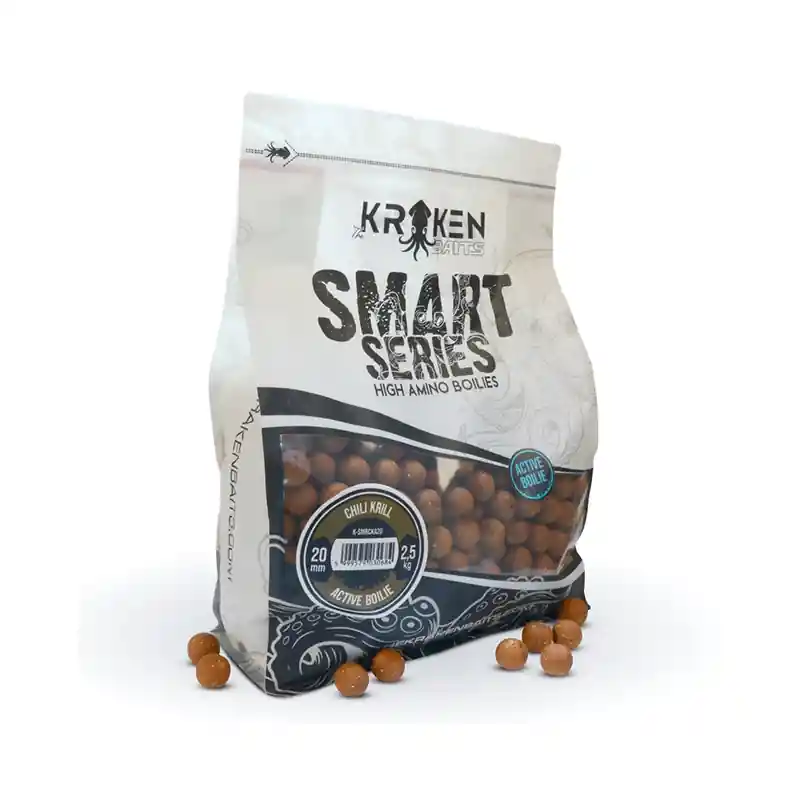 KRAKEN SMART SERIES CHILI KRILL ACTIVE BOILIE 20MM 2,5KG Premium