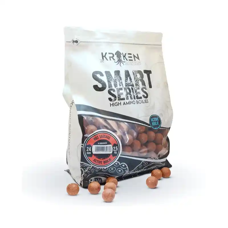 KRAKEN SMART SERIES HOT SAUSAGE ACTIVE BOILIE 20MM 2,5KG Uitverkoop