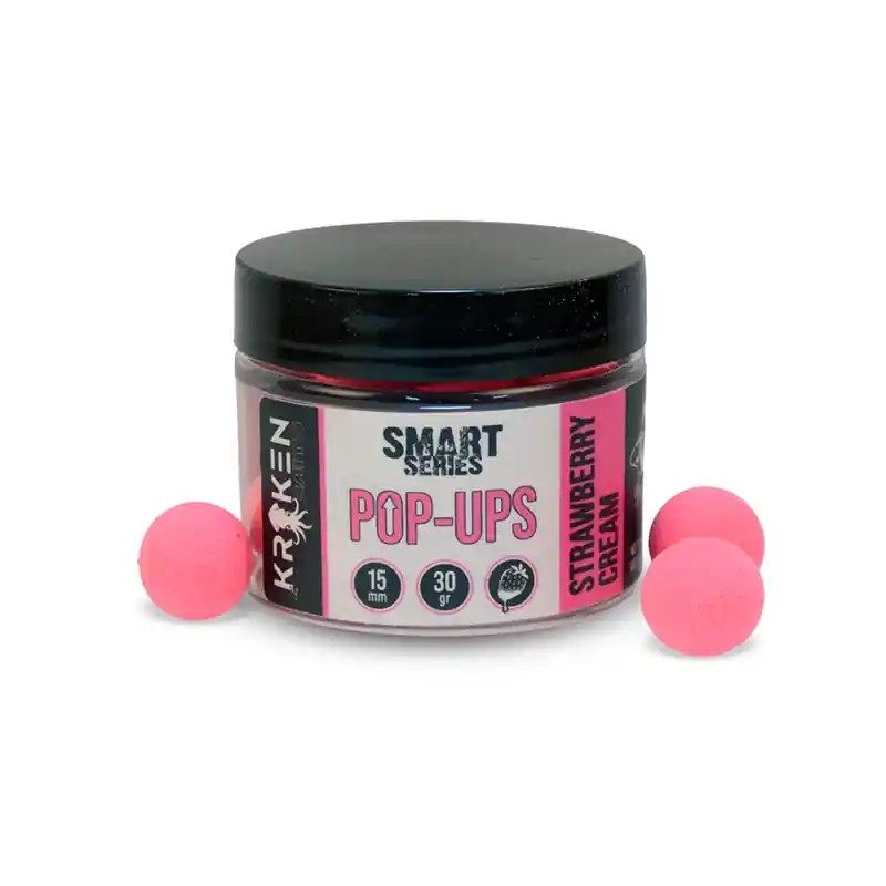 Betaalbaar KRAKEN SMART SERIES STRAWBERRY CREAM FLUO PINK POP UPS 15MM 30GR