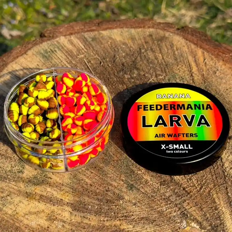 Koopje FEEDERMANIA LARVA AIR WAFTERS TWO TONE XS BANANA