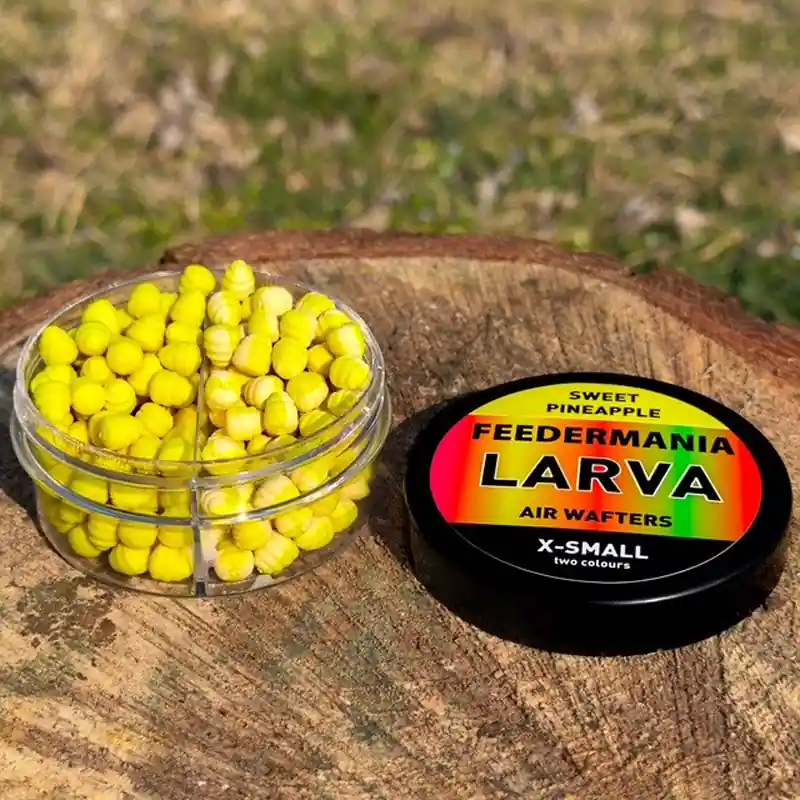 FEEDERMANIA LARVA AIR WAFTERS TWO TONE XS SWEET PINEAPPLE Bestel Nu