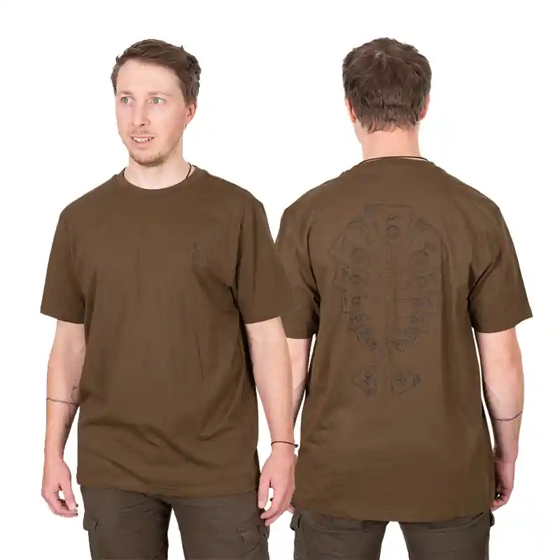 Laatste Kans FOX KHAKI INDICATOR T-SHIRT - L