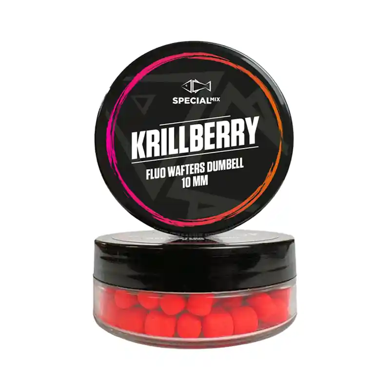 SPECIÁL MIX FLUO WAFTERS DUMBELL 10MM KRILLBERRY Flitsaanbieding