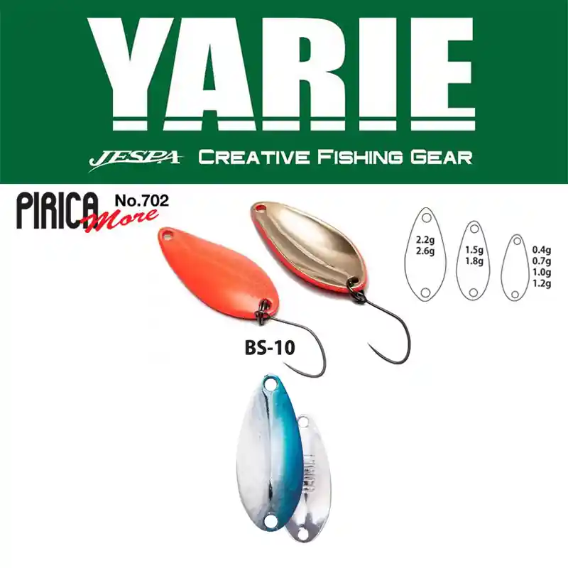 Direct Verzonden YARIE 702 PIRICA MORE 1.8gr BS-10 Blue/Silver