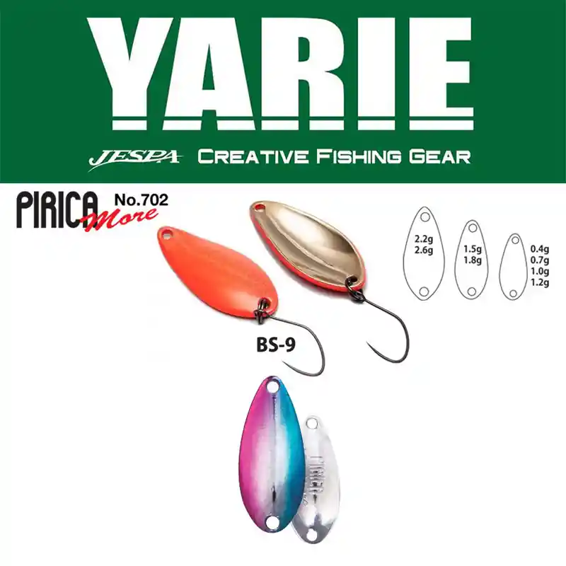 YARIE 702 PIRICA MORE 2.2gr BS-9 Blue/Pink Veilige Betaling
