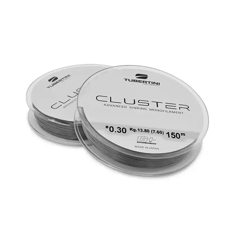 Gratis Retour TUBERTINI CLUSTER SINKING GREY 150m 0,26mm