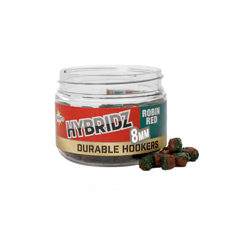 DYNAMITE BAITS DURABLE HYBRIDZ ROBIN RED/BETAINE GREEN 8MM Beperkt Aanbod