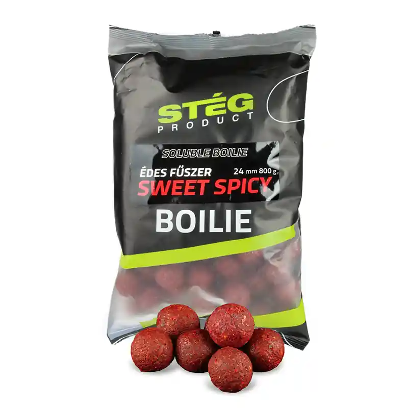 Express Levering STÉG PRODUCT SOLUBLE BOILIE 24 MM SWEET SPICY 800G