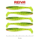 Superprijs REIVA Zander Power Shad 8cm 5db/cs (Watermelon) - Fishinglan