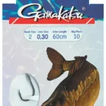 Favoriet GAMAKATSU Carp előkötött 10/cs (BKG-3310F/006) - Fishingland