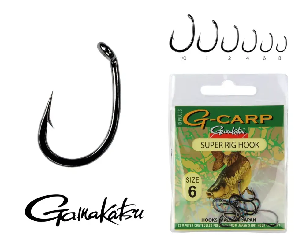 Gecertificeerd GAMAKATSU G-Carp super rig 10/cs. 2