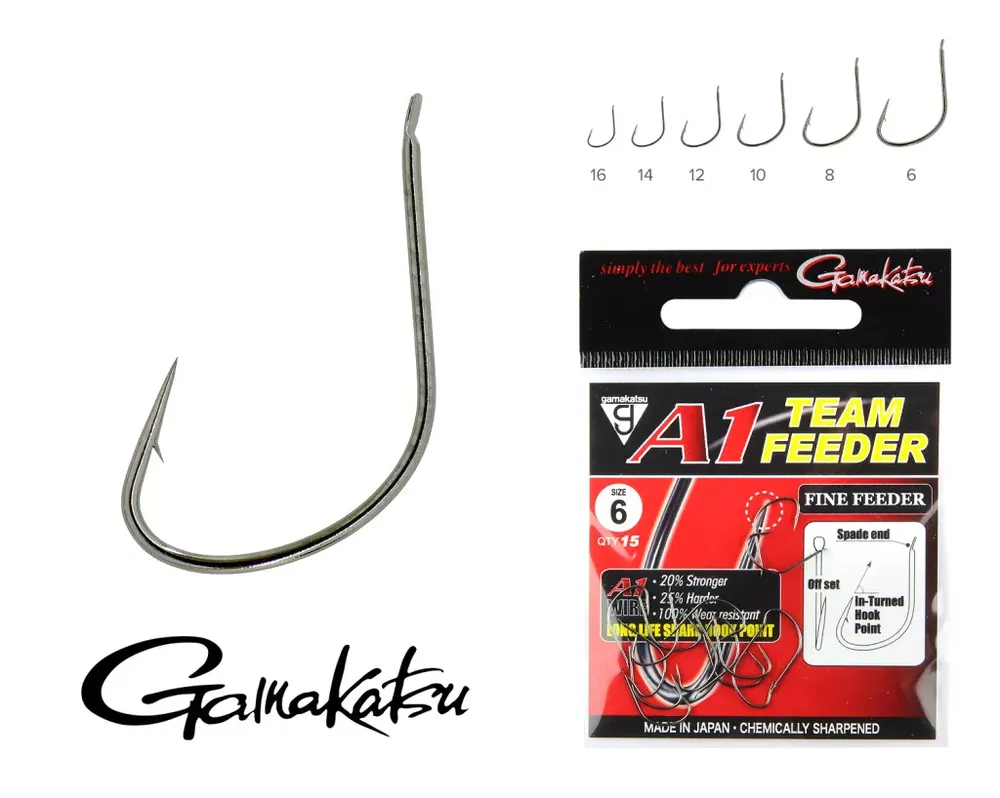 GAMAKATSU A1 Team Feeder Fine Feeder 15/cs. 6-os - Fishingla Goedkoop