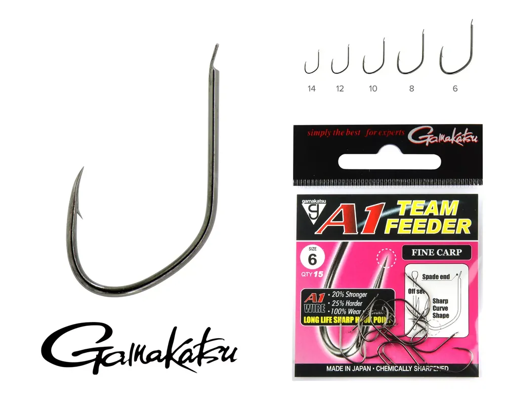 GAMAKATSU A1 Team Feeder Fine Carp 15/cs. 6-os - Fishingland Koop Vandaag