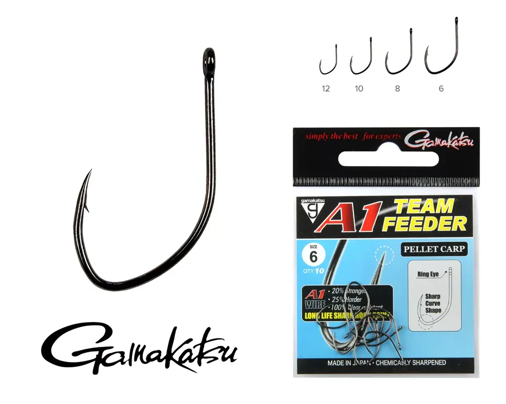 GAMAKATSU A1 Team Feeder Pellet Carp 6-os 10/cs - Fishinglan Op = Op
