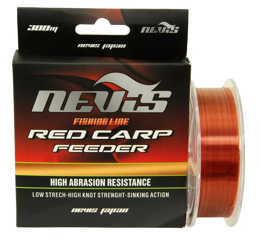NEVIS Red Carp Feeder 150m/0.20mm Direct Verzonden