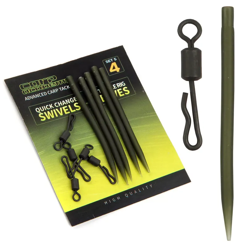 CARP ACADEMY Forgó gyorskapoccsal + szilikoncső 5+5db/cs - F Uitverkoop