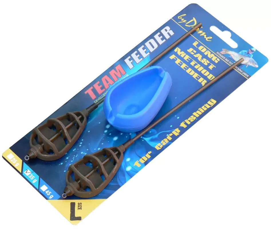 Speciale Aanbieding Team Feeder By Döme TF Feeder kosár készlet+töltő 25g 2db/cs