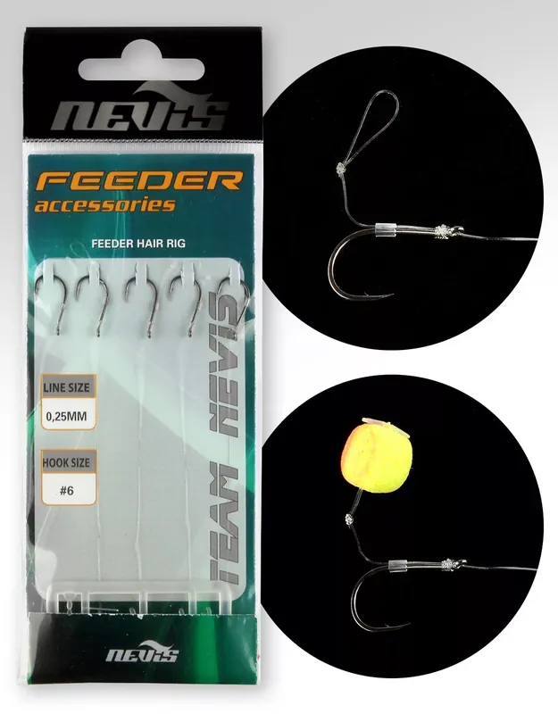 NEVIS Feeder monofil előke 6 5db/cs Betaalbaar