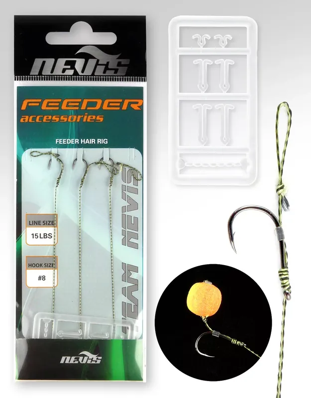 Betrouwbaar NEVIS Feeder fonott előke 6 3db/cs