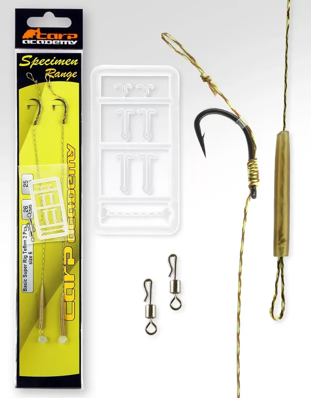 CARP ACADEMY Basic Super Rig Teflon 8-as méret 2db/cs - Fish Dagaanbieding