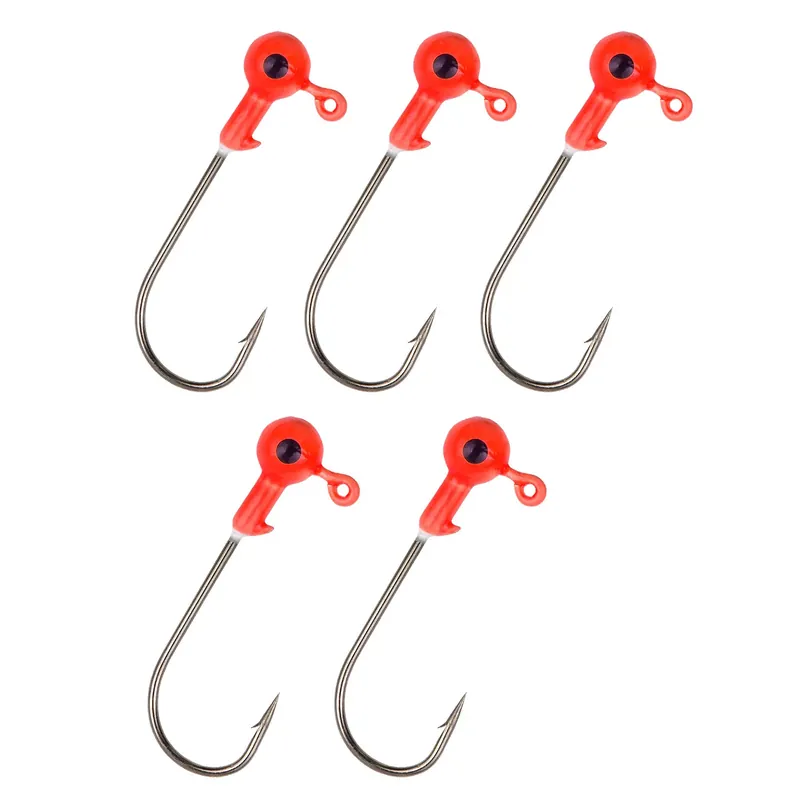 NEVIS Gumihal fej piros 4/0 3g 5db/cs Populair