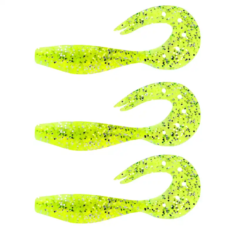 Bestseller NEVIS Twister Shad 11cm 3db/cs (Poppy Green) - Fishingland.h