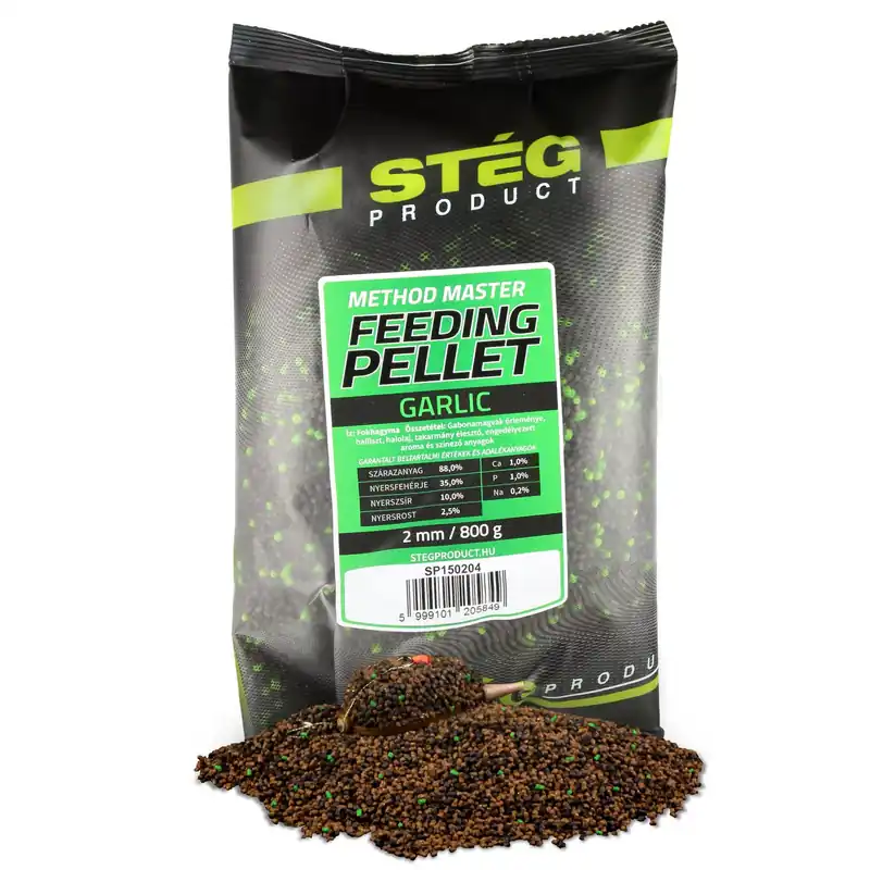 Stég Feeding Pellet 2mm 800g Garlic Actieprijs