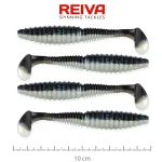 Gereduceerde Prijs REIVA Zander Power Shad 10cm 4db/cs (Bleak)