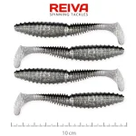 Express Levering REIVA Zander Power Shad 10cm 4db/cs (Flash Bleak) - Fishingl