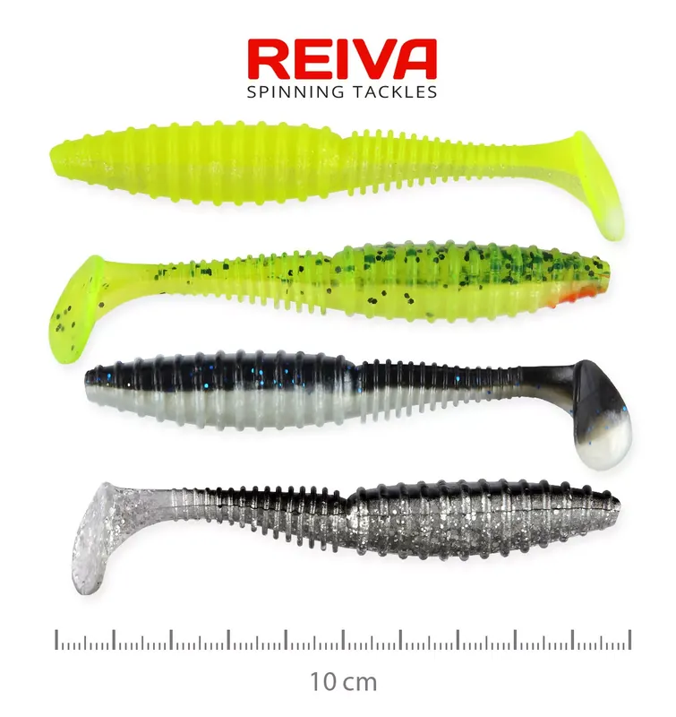 Nieuw REIVA Zander Power Shad 10cm 4db/cs (4szín)