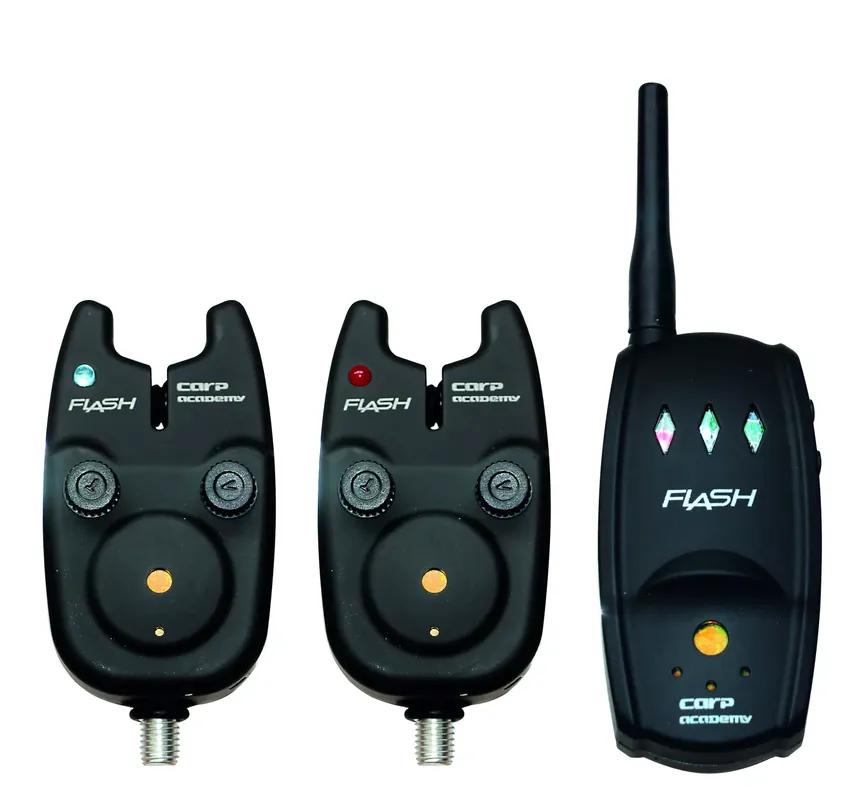 CARP ACADEMY Flash elektromos kapásjelző 2+1 szett - Fishing Laatste Kans