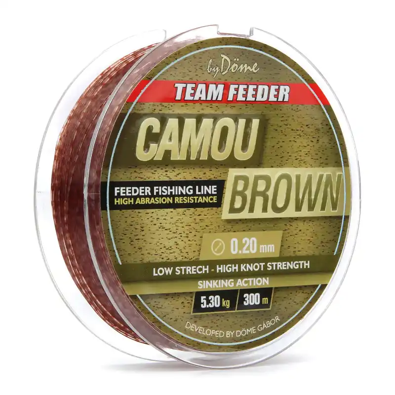 Uitverkoop Team Feeder By Döme TF Camou Brown 300m/0.25mm - Fishingland