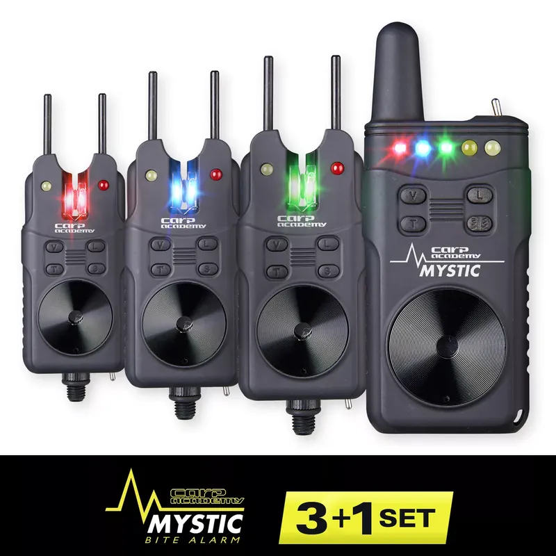 Finale Uitverkoop CARP ACADEMY Mystic elektromos kapásjelző 3+1 szett - Fishin