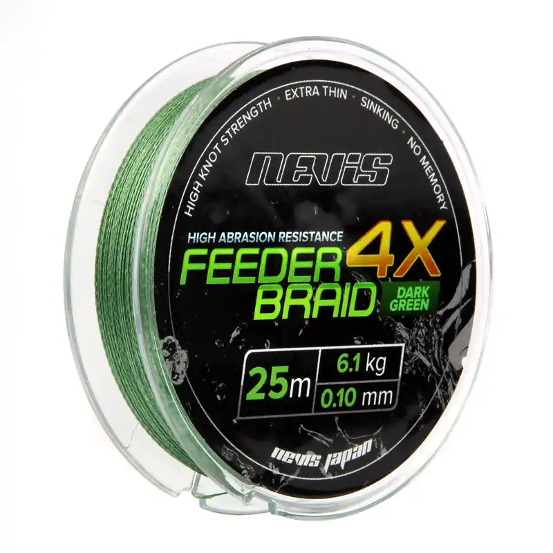 Beste Prijs NEVIS Feeder Braid 0.14mm 25m