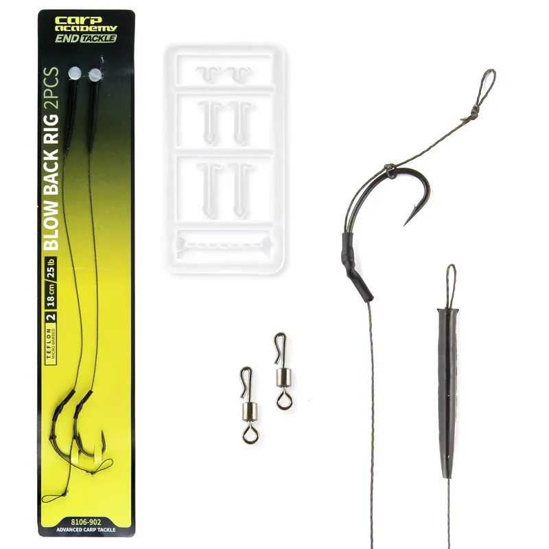 CARP ACADEMY Blow Back Rig 2db/cs 2-es méret - Fishingland.h Express Levering