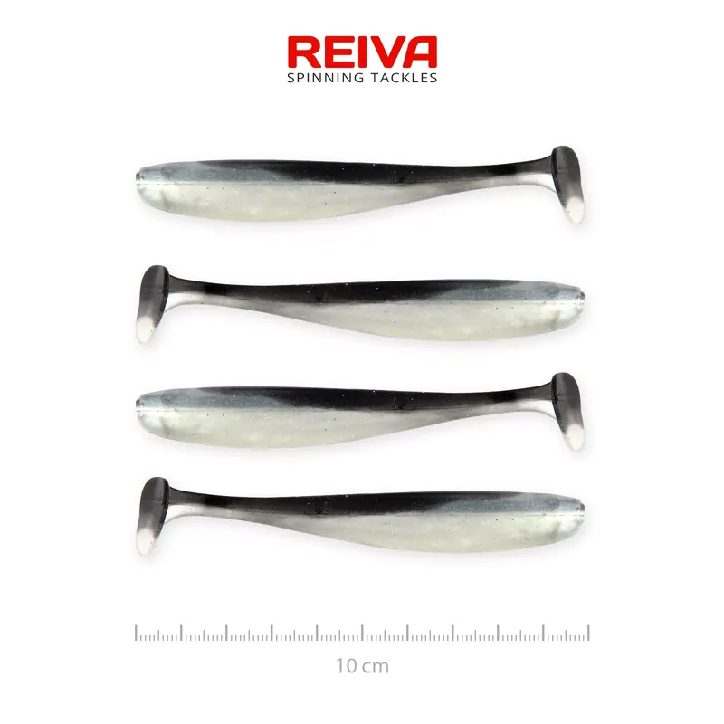 Superprijs REIVA Flash Shad 10cm 4db/cs (Bleak)