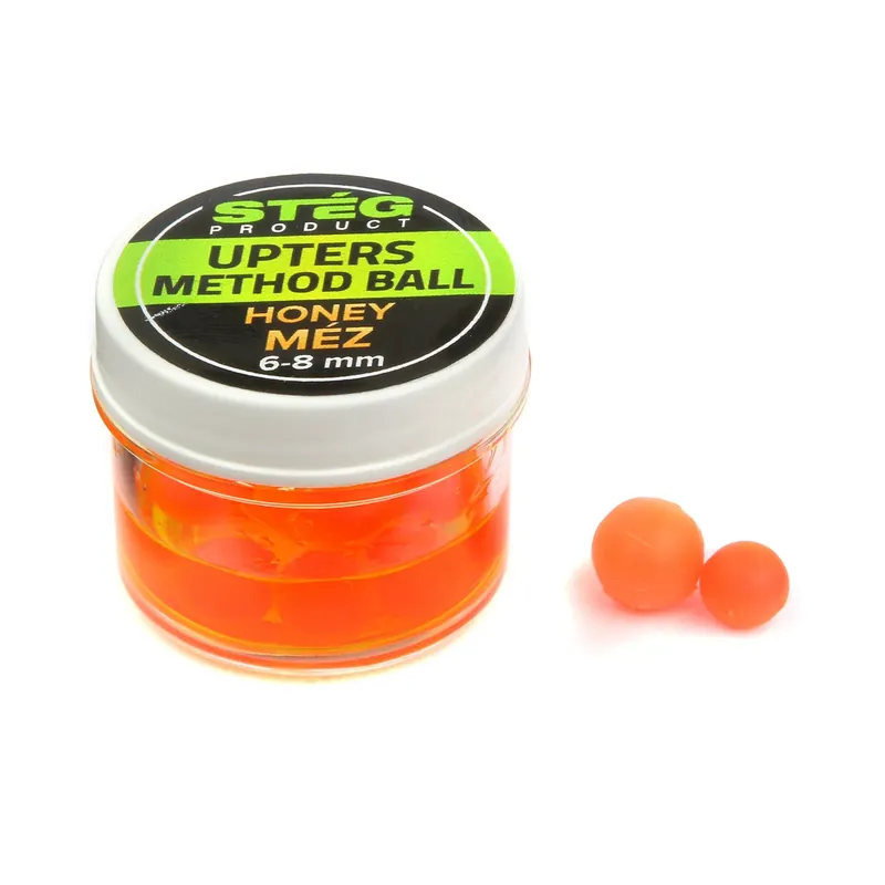 Gratis Retour Stég Upters Method Ball 6-8mm 10db Honey