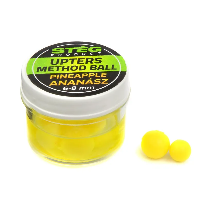 Hoge Kwaliteit Stég Upters Method Ball 6-8mm 10db Pineapple - Fishingland.h