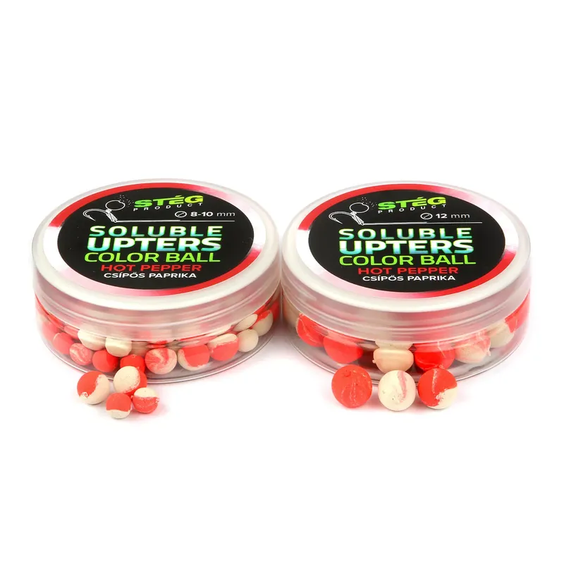 Nu Kopen Stég Soluble Upters Color Ball 8-10mm 30g Hot Pepper - Fishi