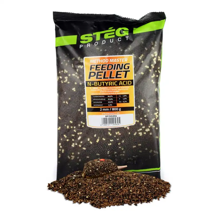 Stég Feeding Pellet 2mm 800g N-Butyric Bestseller