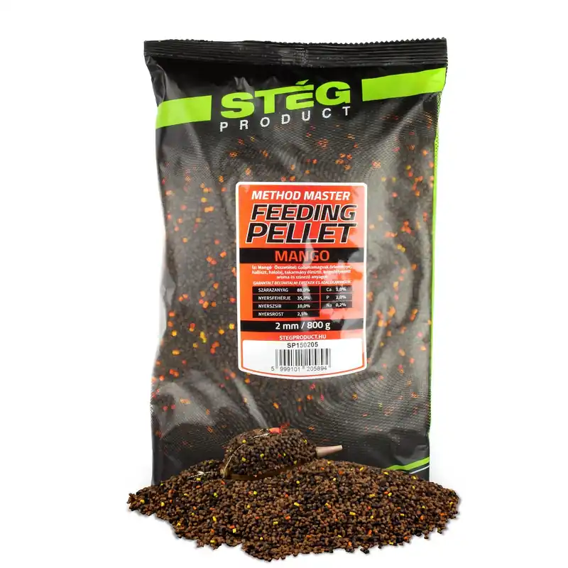 Superprijs Stég Feeding Pellet 2mm 800g Mango