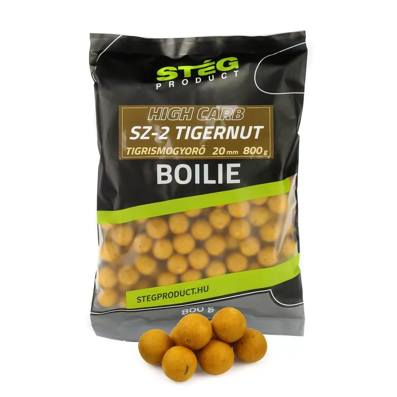 Stég High Carb Boilie 20mm 800g SZ-2 Tigernut - Fishingland. Finale Uitverkoop