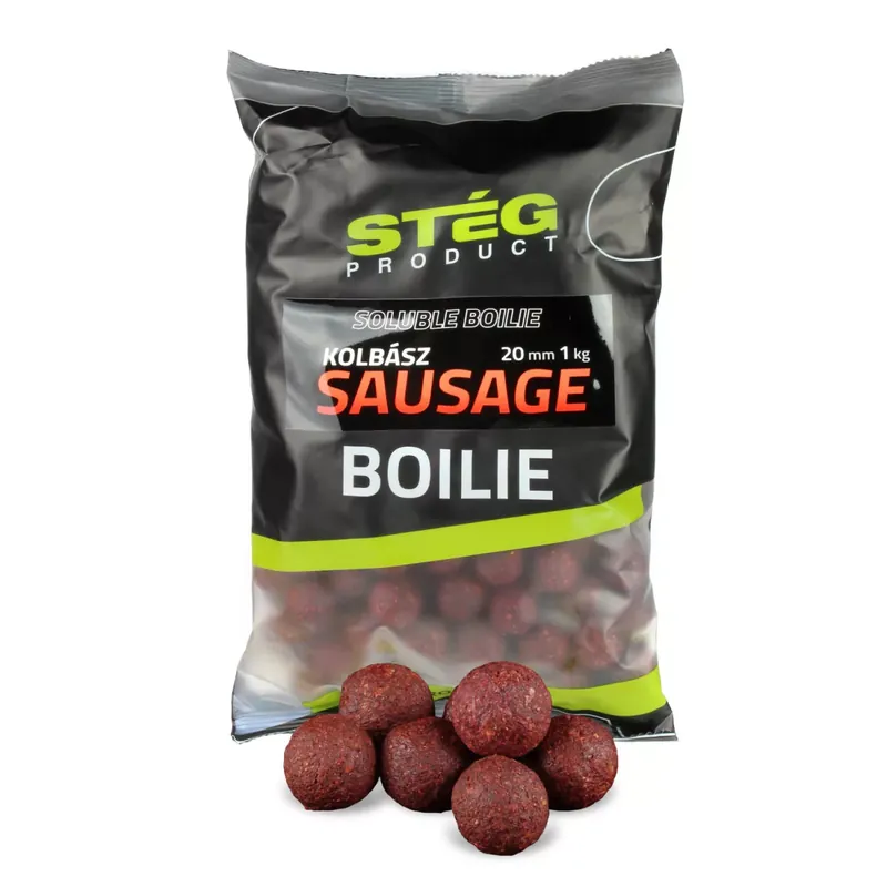 Merkproduct Stég Soluble Boilie 20mm 1kg Sausage