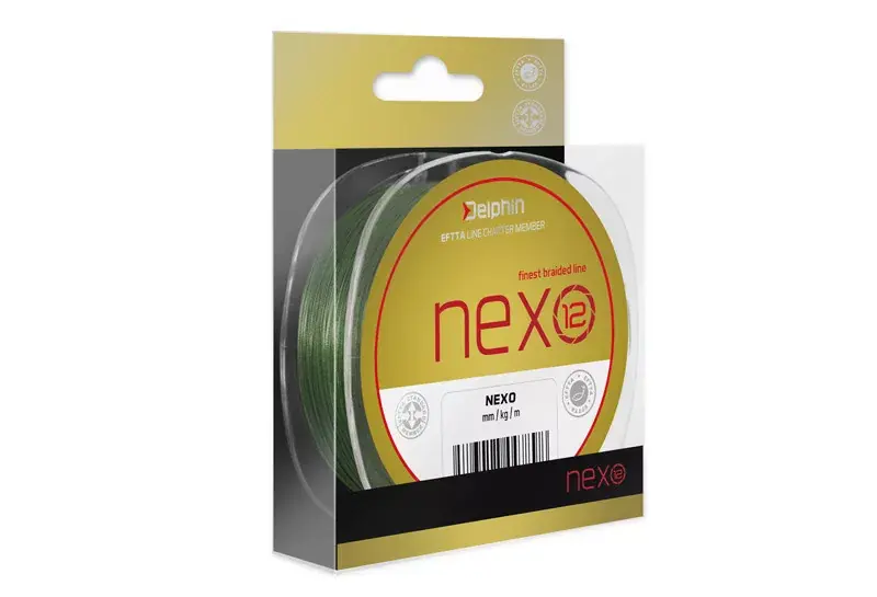 Beste Prijs Delphin NEXO 12 zöld 0,10mm 6,8kg 130m