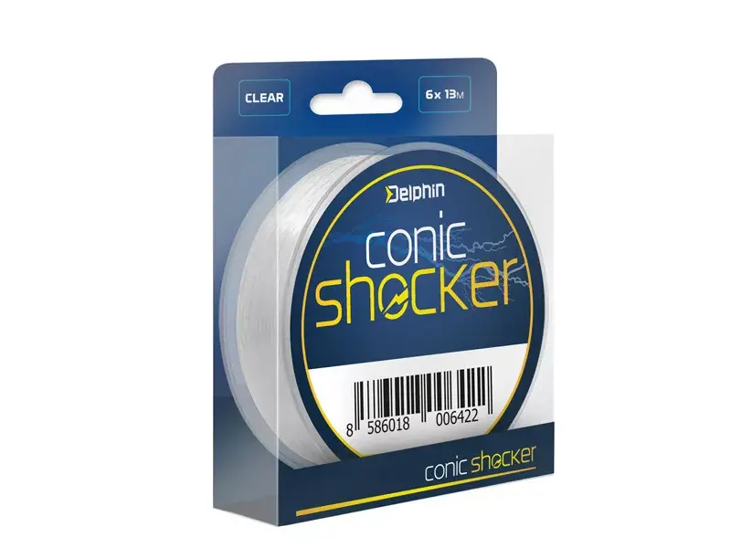 Bestel Nu Kónuszos dobó előke Delphin Conic SHOCKER / 6x13m 0.28mm-0.5
