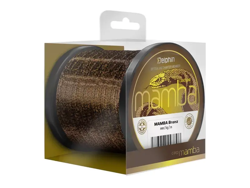 Tijdelijk Beschikbaar Delphin MAMBA Carp / Bronz 0,28mm 6,1kg 300m - Fishingland.h