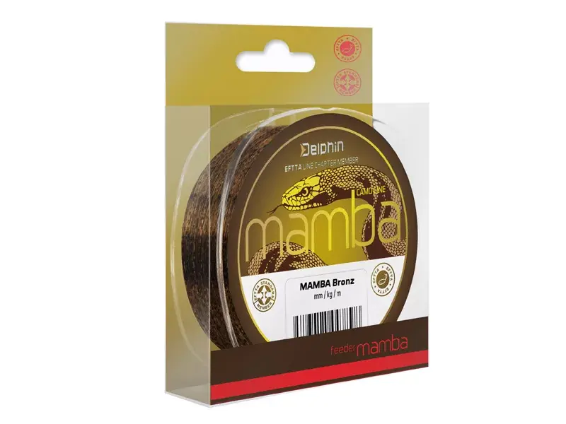 Delphin MAMBA Feeder / Bronz 0,16mm 2,5kg 200m - Fishingland Actieprijs